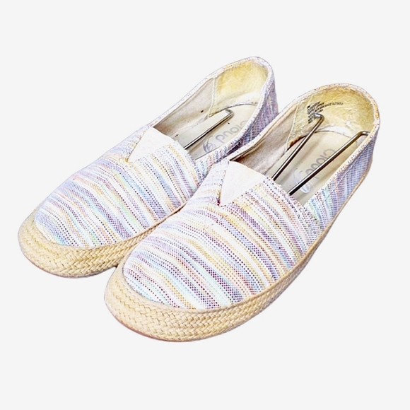 Cloud 9 Shoes - 6) CLOUD9 Espadrilles Rainbow 🌈 Multi color flats Sz. 9